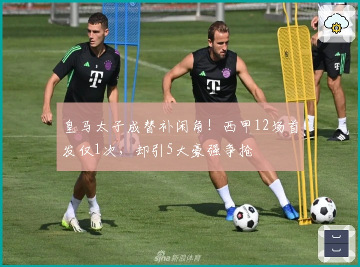 皇马太子成替补闲角！西甲12场首发仅1次，却引5大豪强争抢