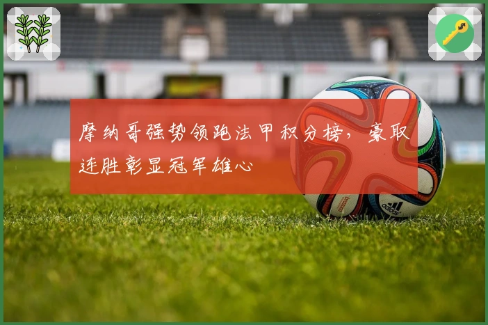 摩纳哥强势领跑法甲积分榜，豪取连胜彰显冠军雄心
